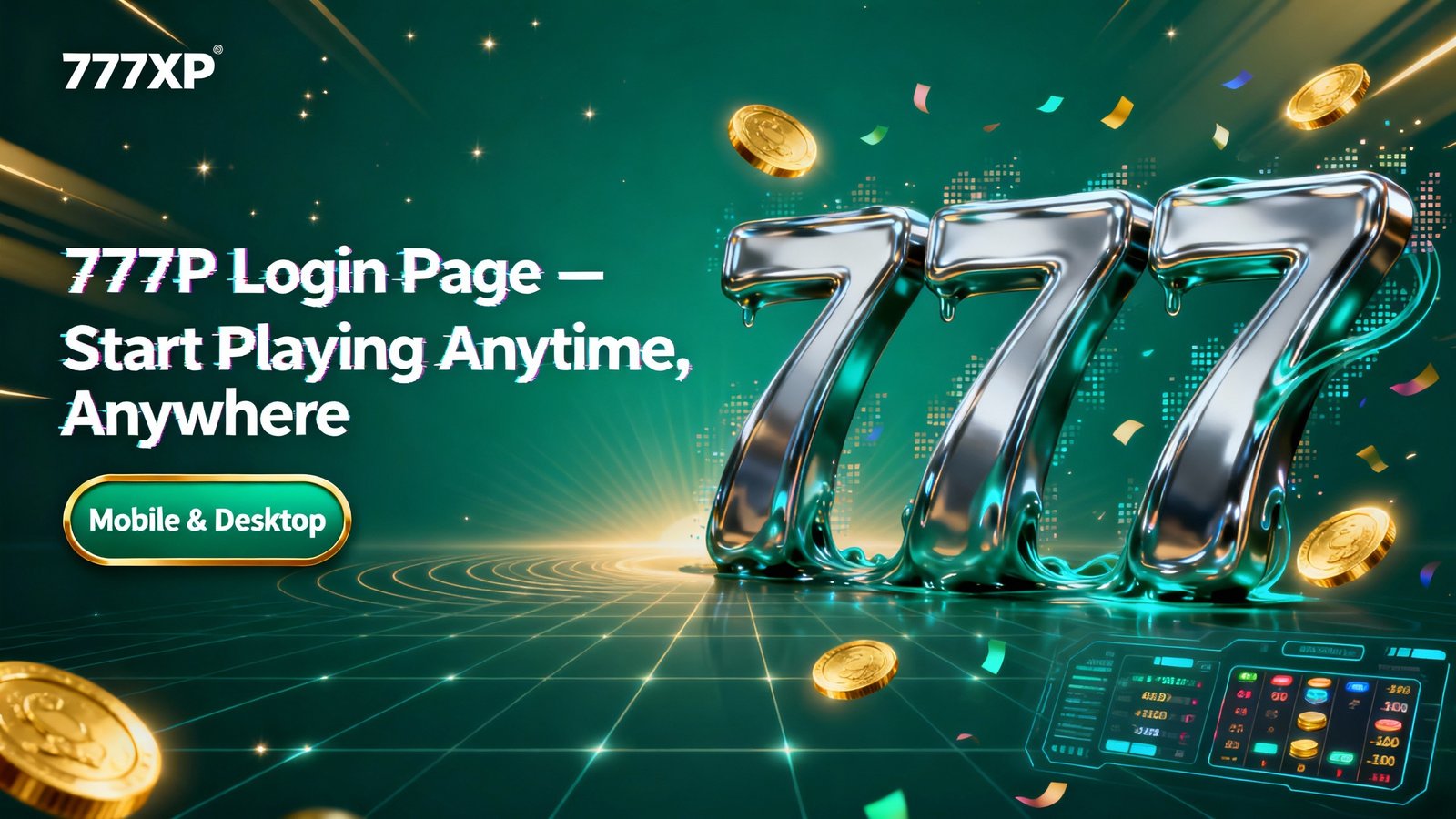 777XP Login Page – Start Playing Anytime, Anywhere